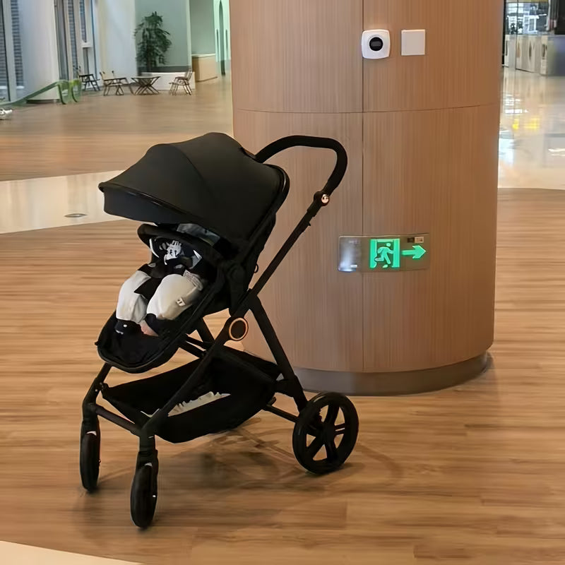 baby stroller foldable four wheeled child stroller