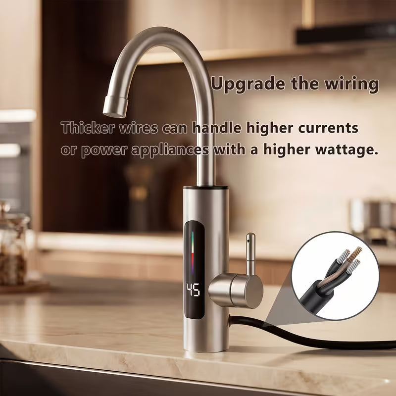 instant electric heating water faucet