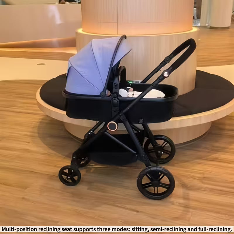 baby stroller foldable four wheeled child stroller