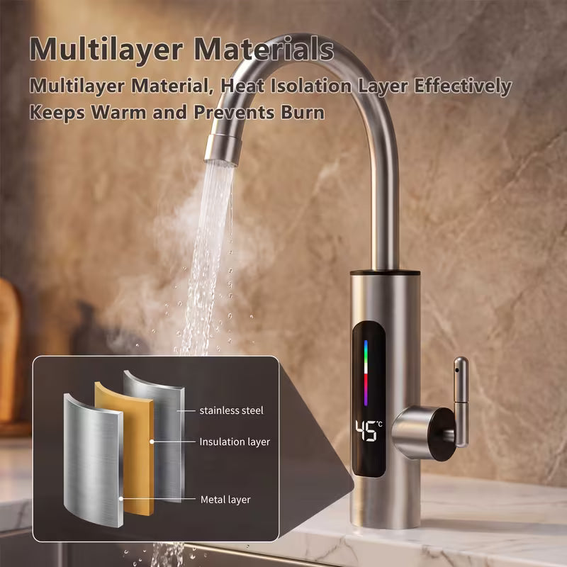 instant electric heating water faucet